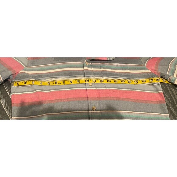 Faherty Short Sleeve Western Wave Collared Button Down Men’s Small - Picture 7 of 10